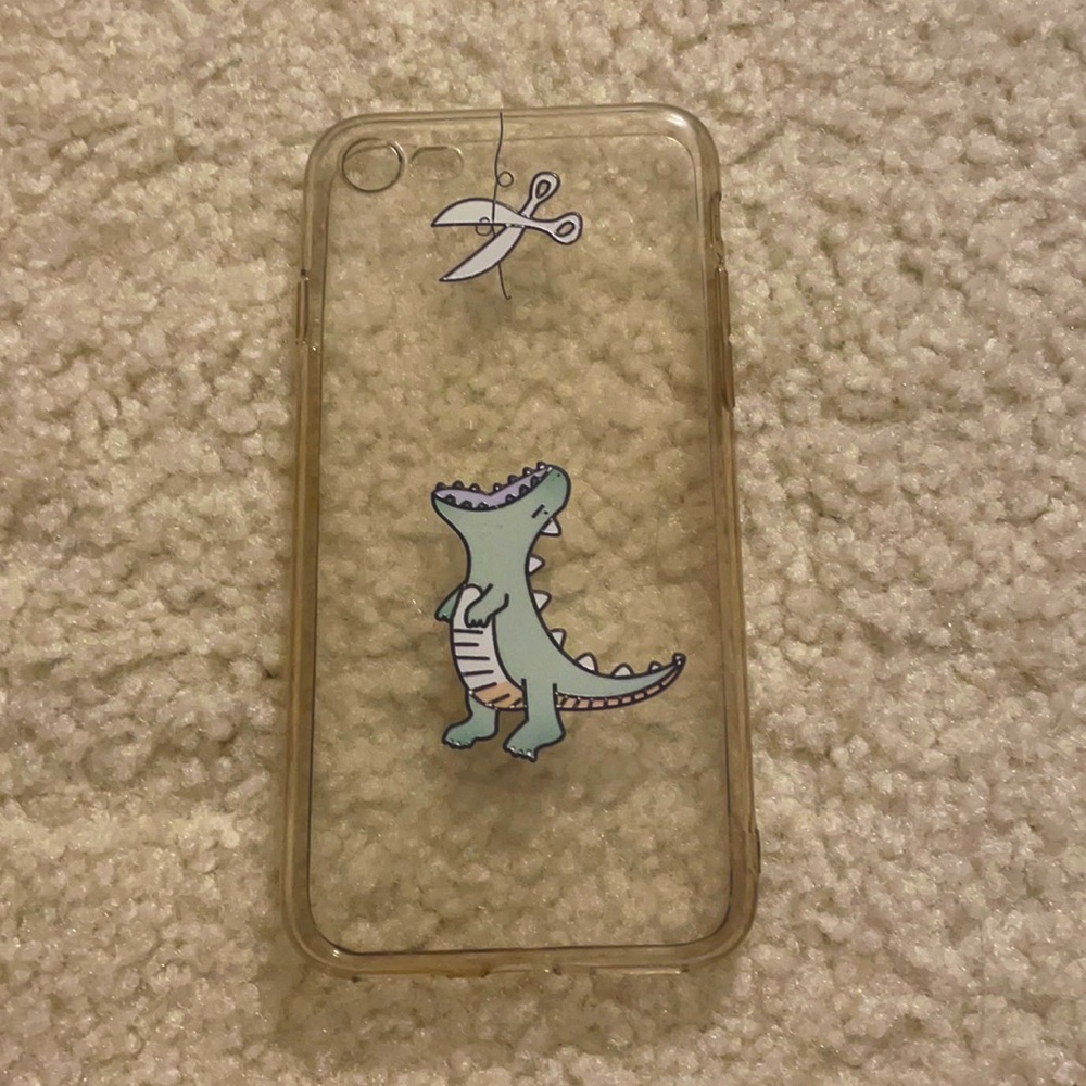 iPhone 8 clear flexible phone case